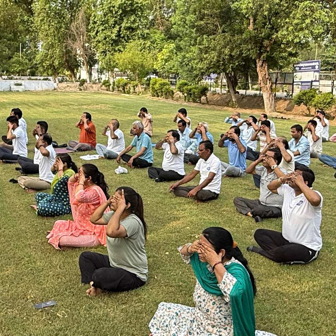 EMPLOYEES PRACTICING YOGA AT YOGA DIVAS 2025