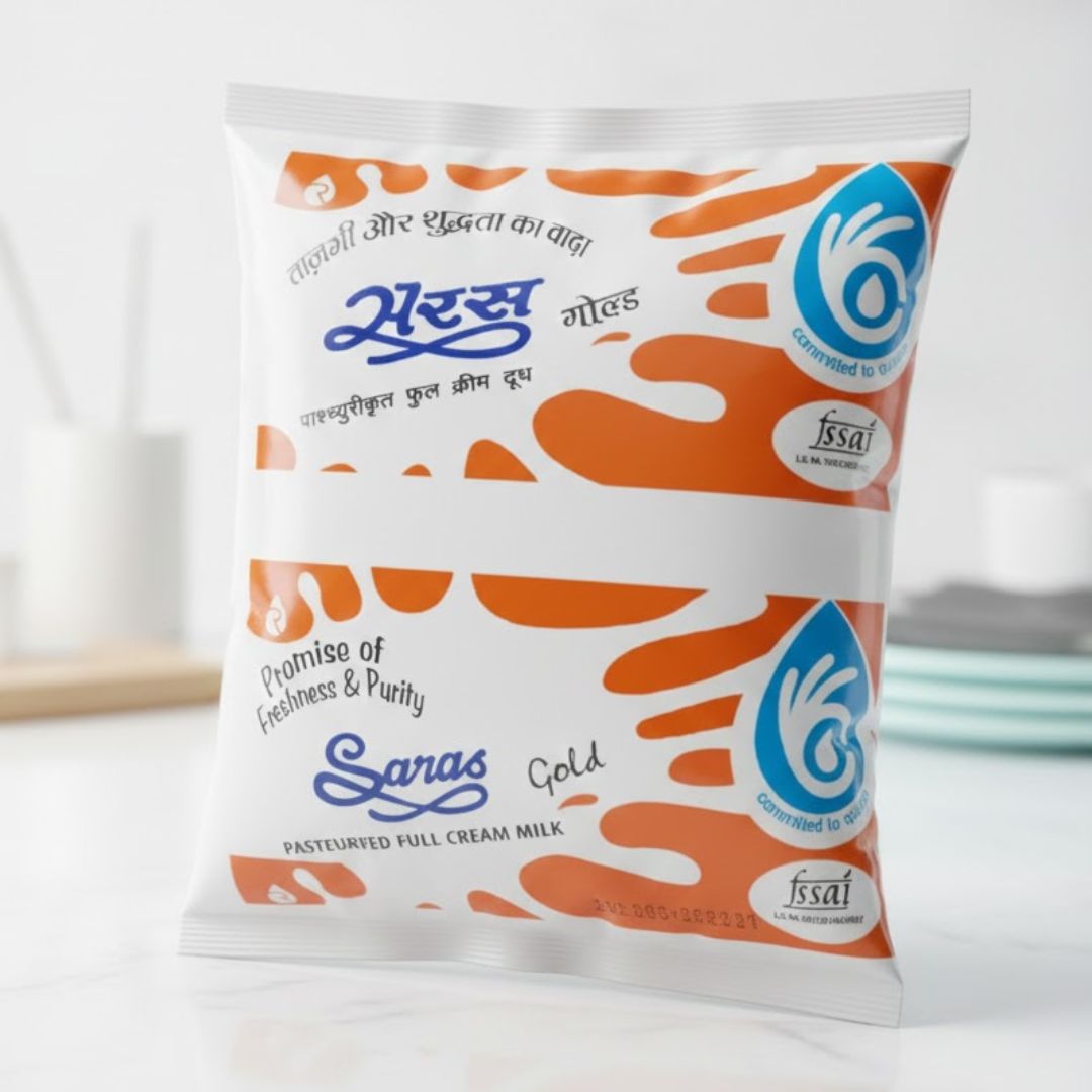 Saras Dairy Full Cream Milk (FCM) – 500 ml