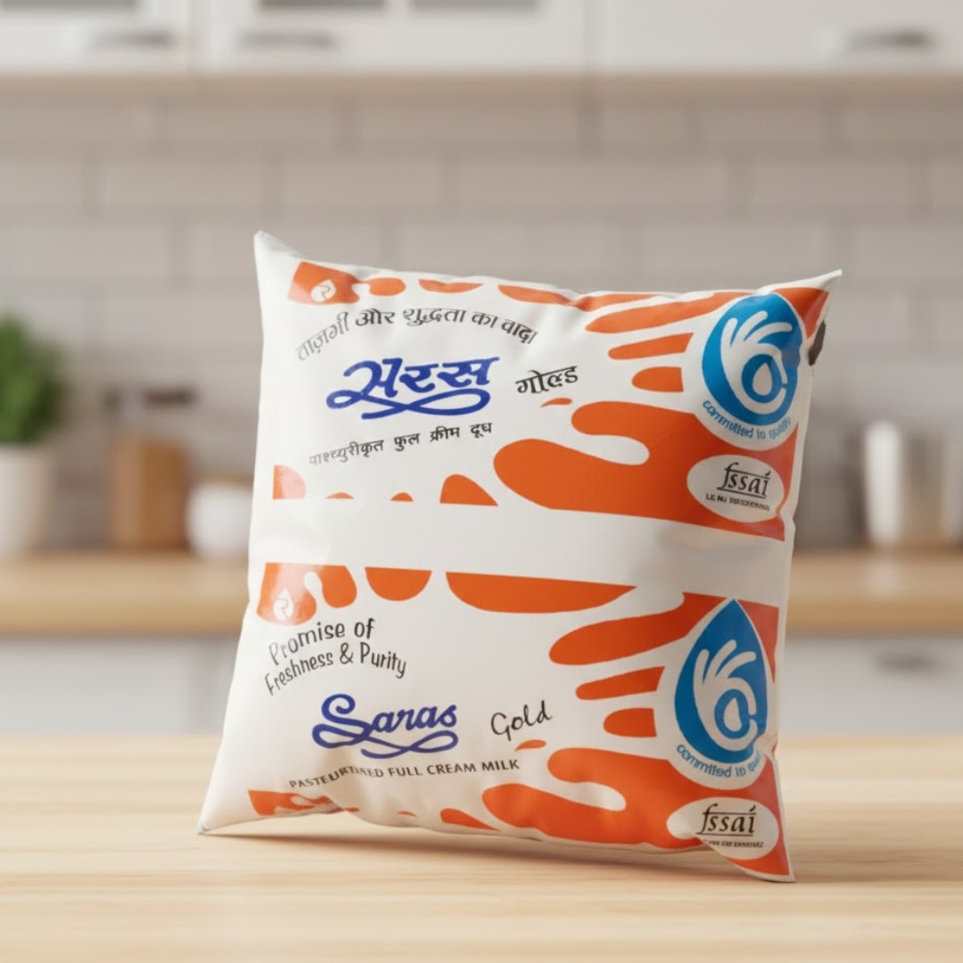 Saras Dairy Full Cream Milk (FCM) – 500 ml Image 4