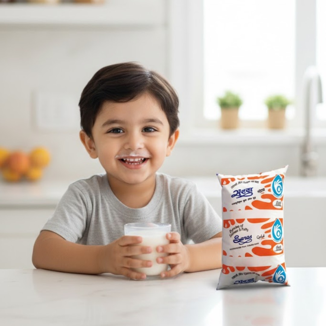 Saras Full Cream Milk – 1L Image 3