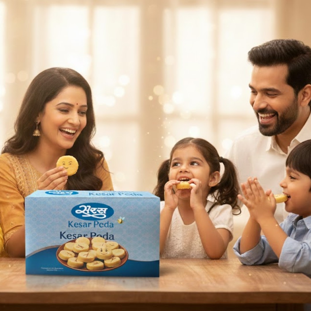 Saras Dairy Kesar Peda – 100gm Image 4