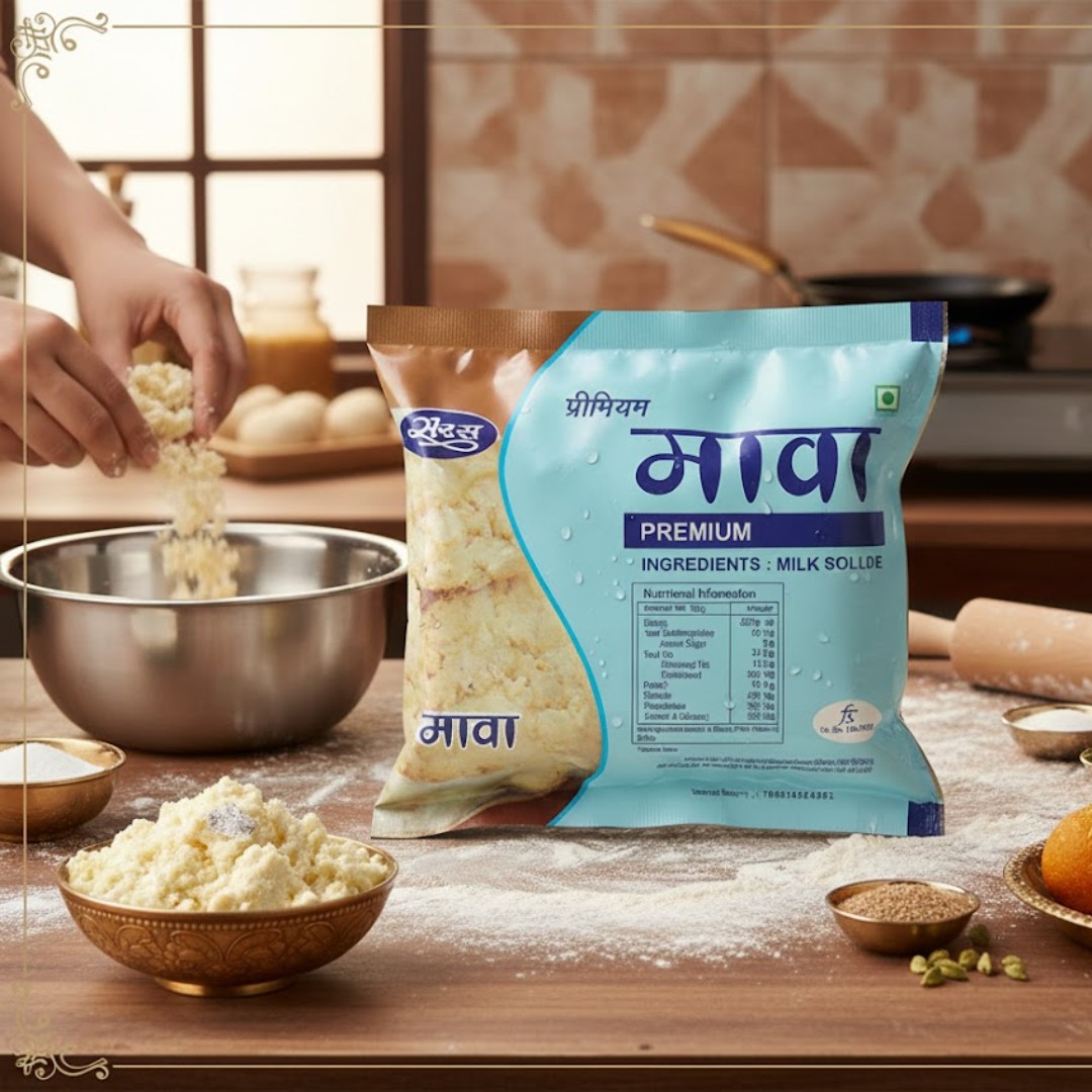 Saras Dairy Mawa Fika – 1 Kg Image 3
