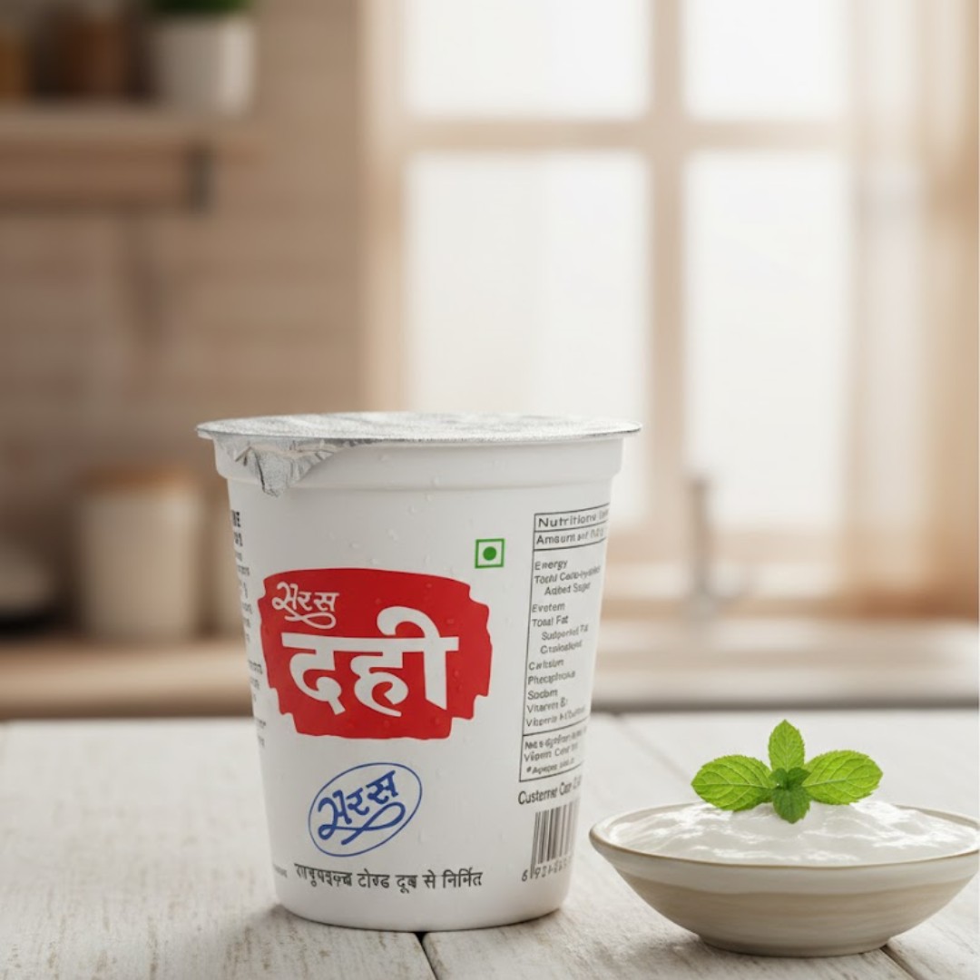 Saras Dairy Fresh Dahi Cup (100g)
