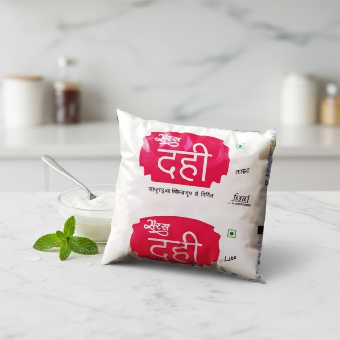 Saras Dairy Fresh Dahi Pouch (150g)