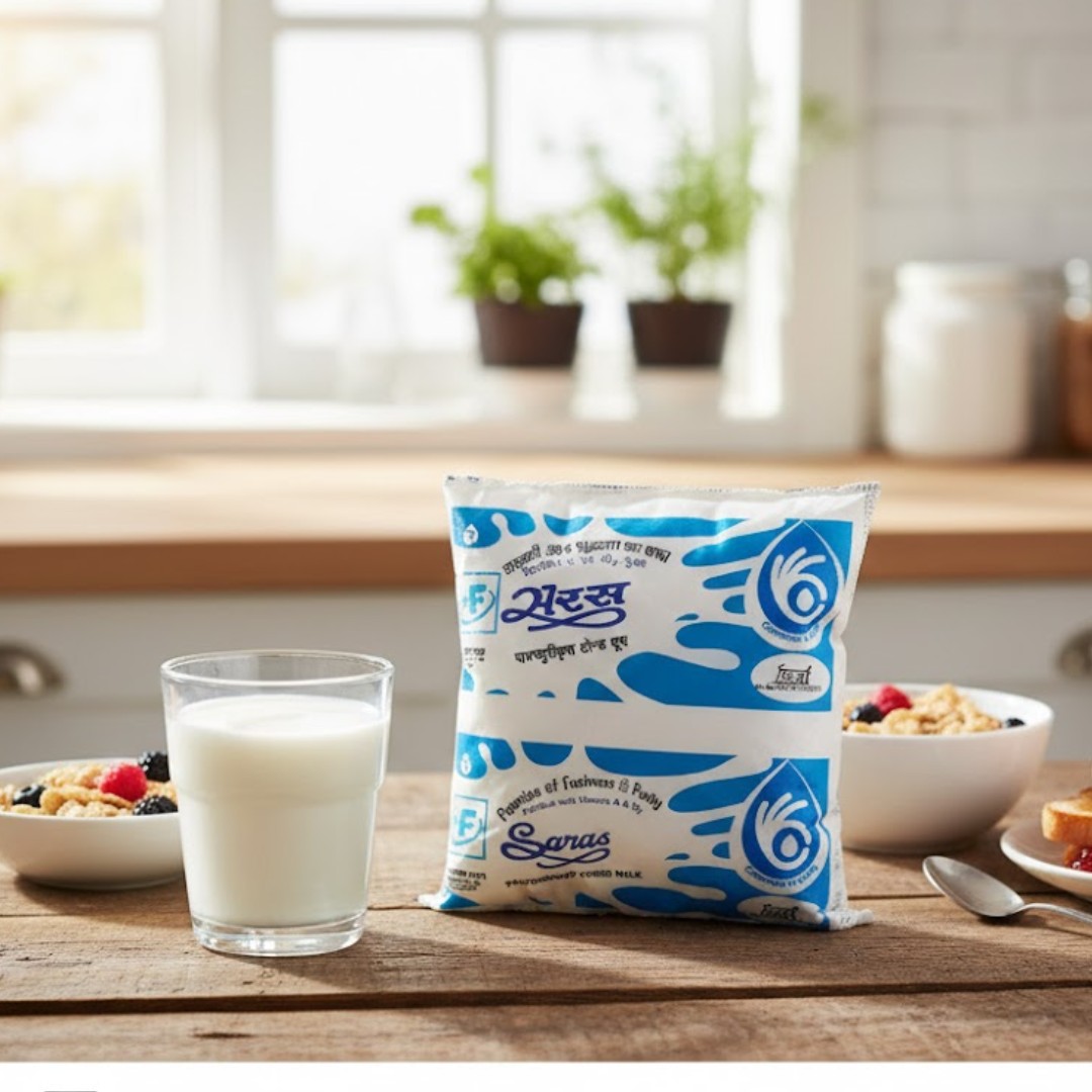 Saras Dairy Toned Milk – 170ml