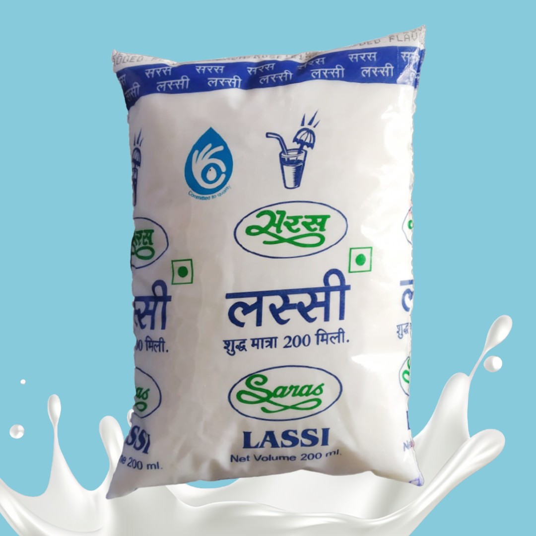 Saras Dairy Mithi Lassi – 200ml Image 1