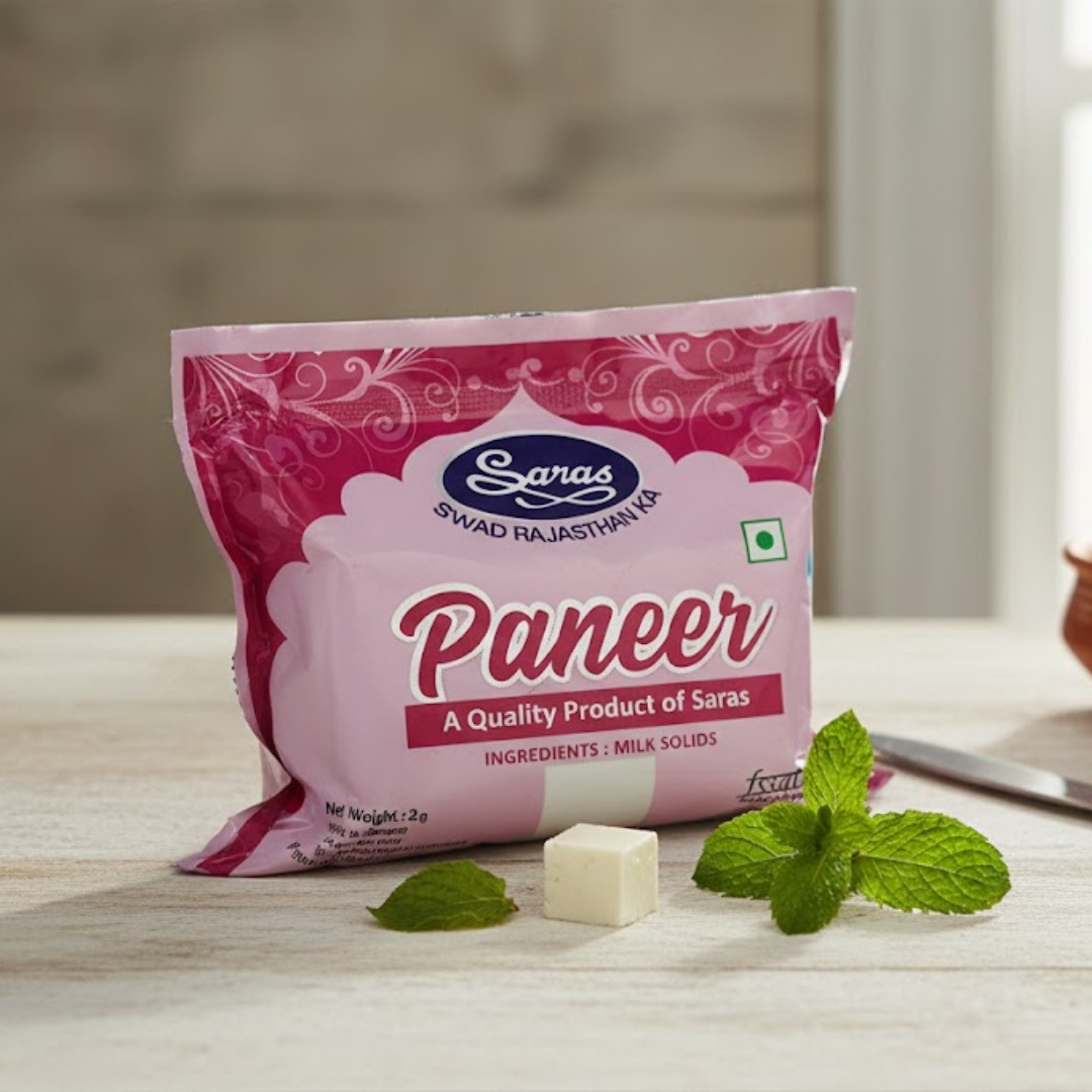 Saras Dairy Fresh Paneer (1 kg) Image 2