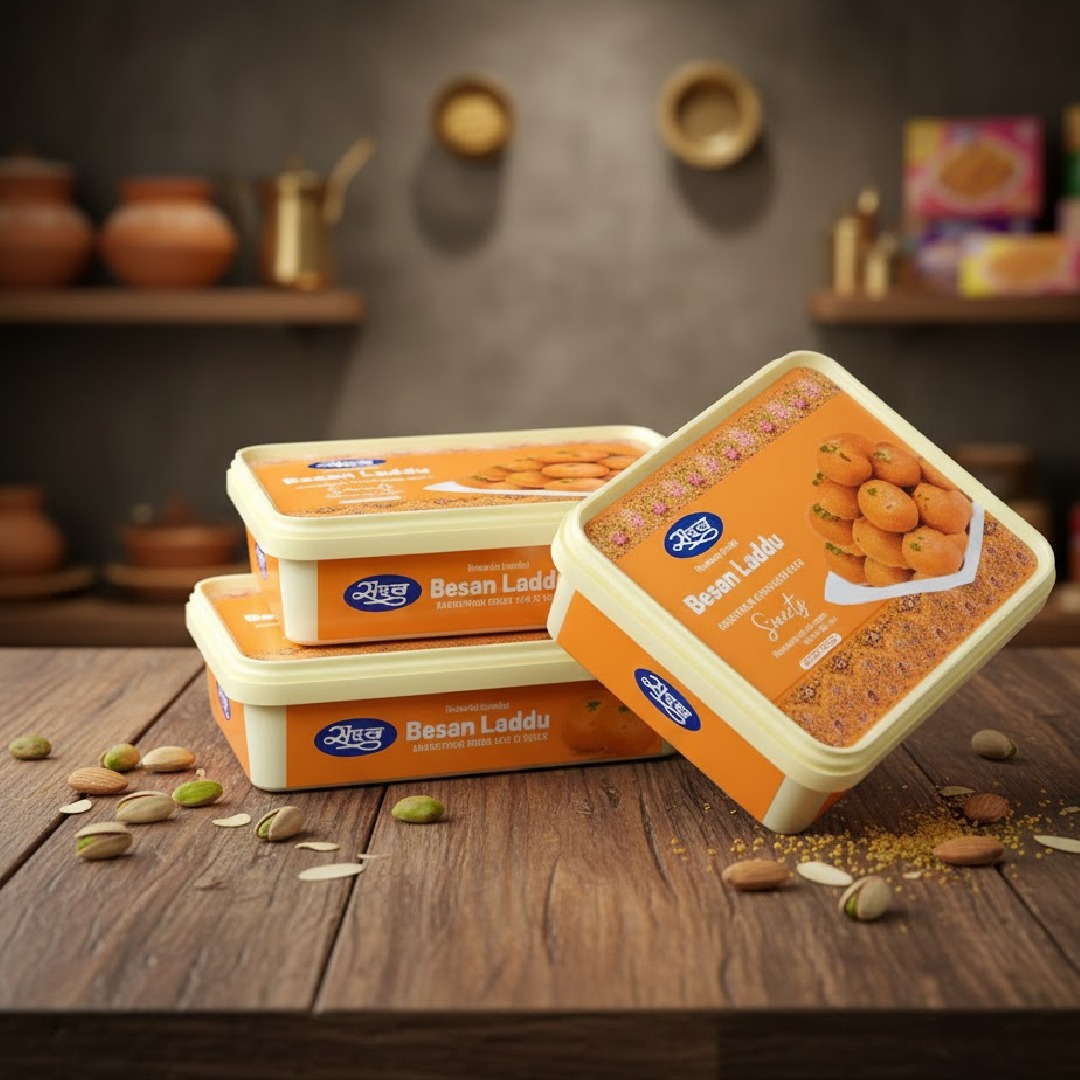 Saras Dairy Besan Laddu – 400gm