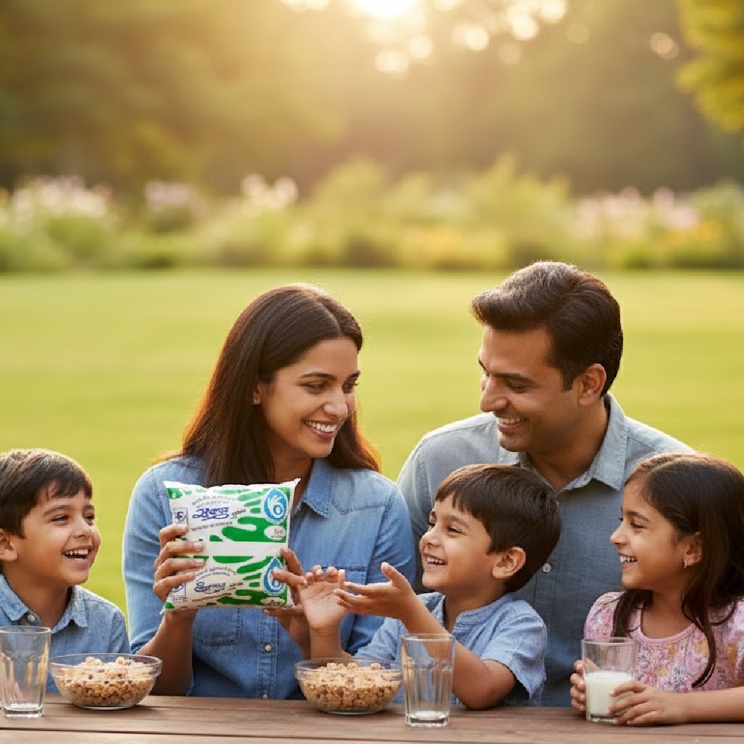 Saras Dairy Standardised Milk (STD) – 1 Litre Image 1